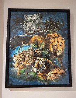 Mon tableau que je préfère. Les animaux de la jungle